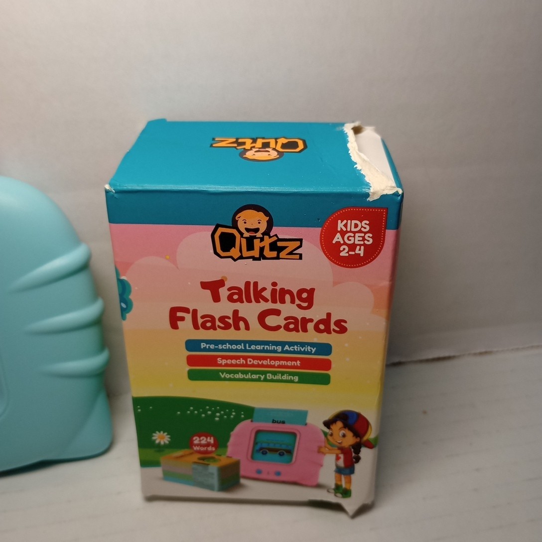 QuTZ Talking Flash Cards,ABC Learning for Toddlers 2-4, Autism Toys, Speech