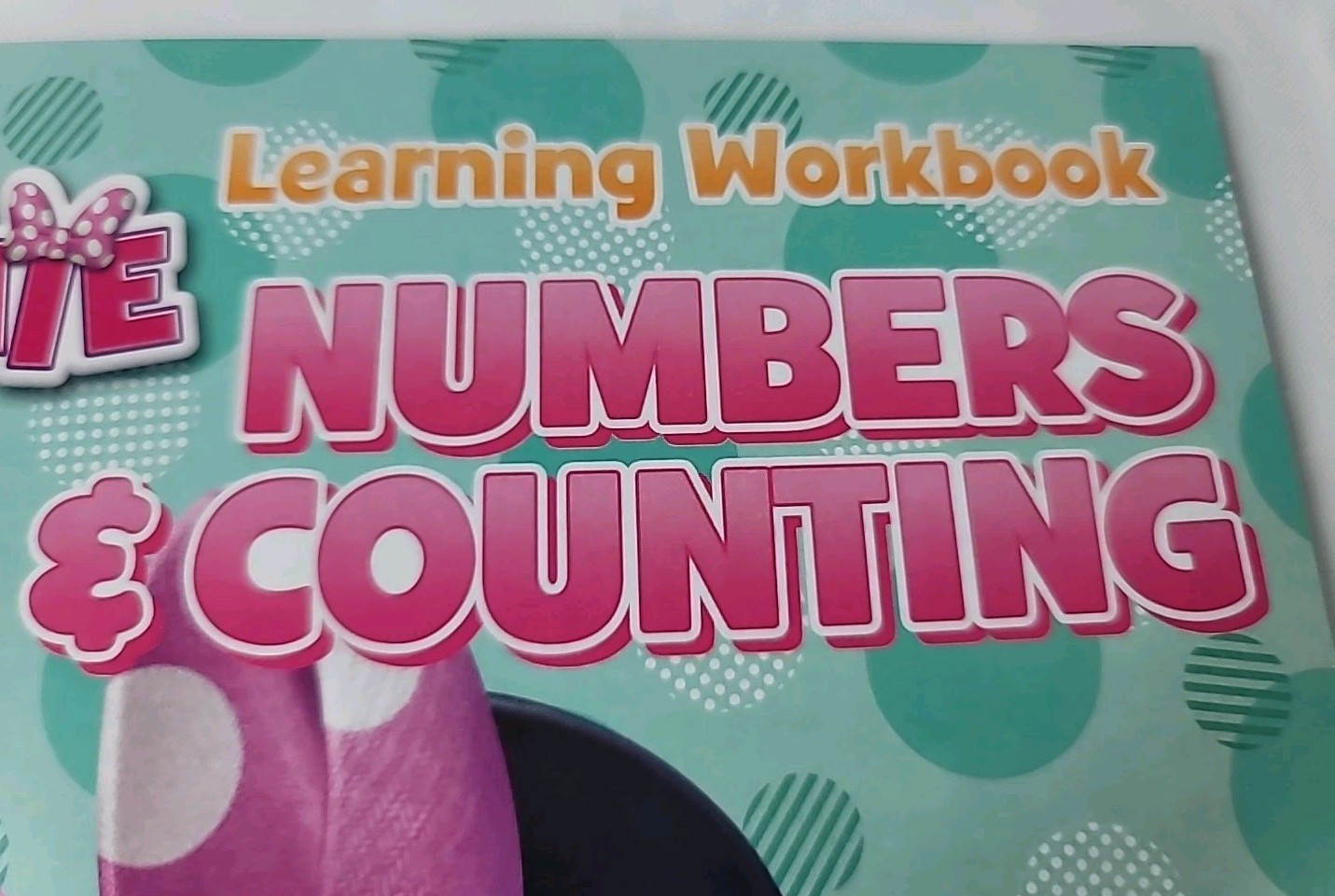 Disney Junior Minnie Mouse Learning Workbook Numbers & Counting Educational New