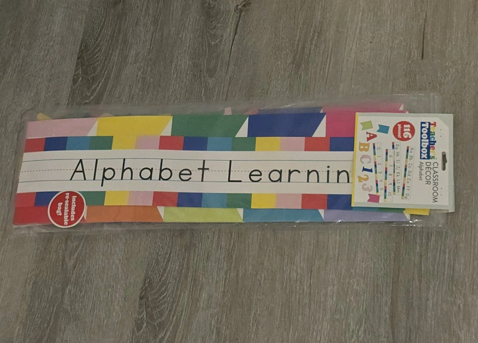 Teachers Toolbox 116 Pieces Alphabet Learning Classroom Decor