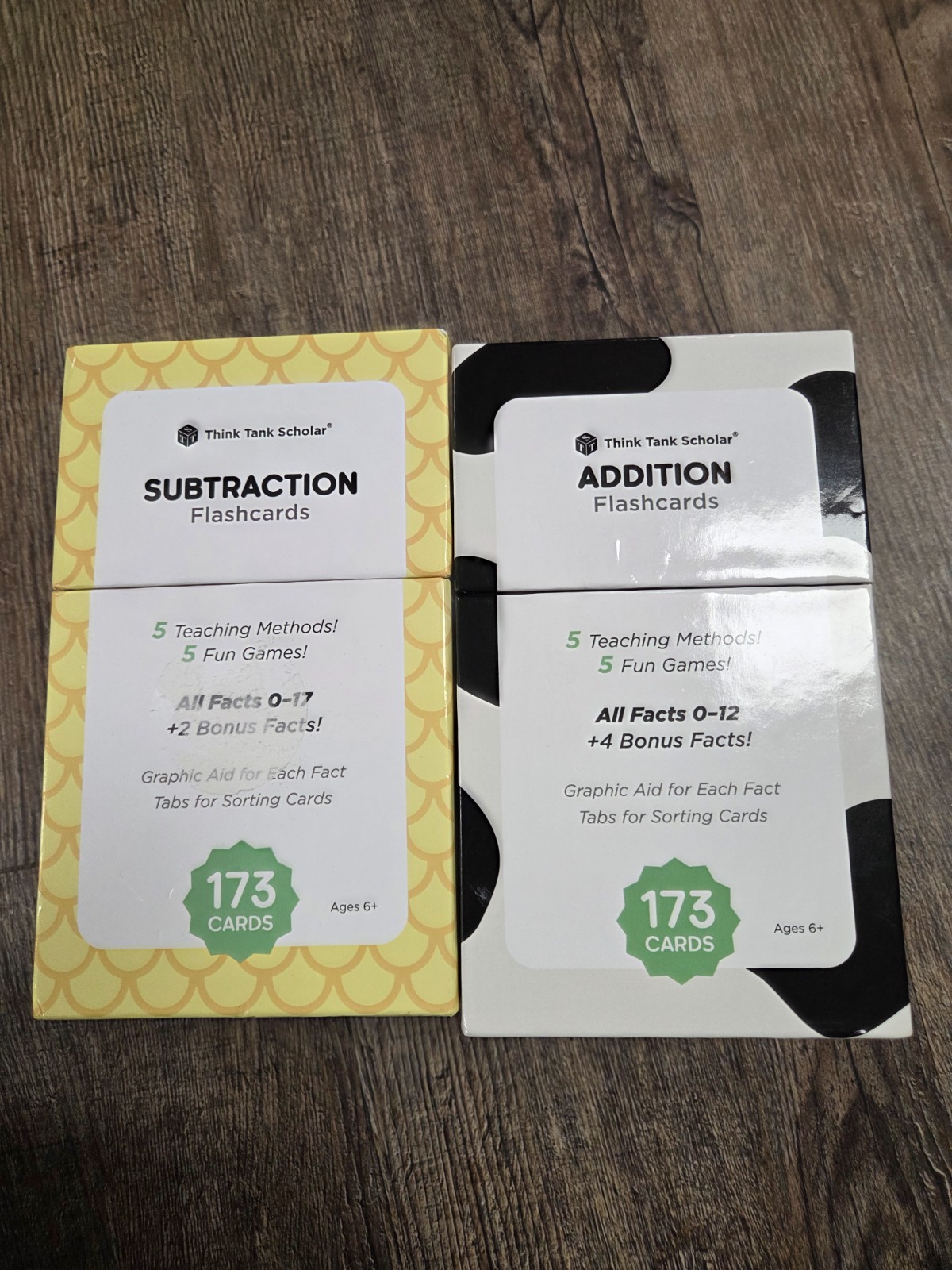 Think Tank Scholar Boxes Flashcards Set Addition + Subtraction