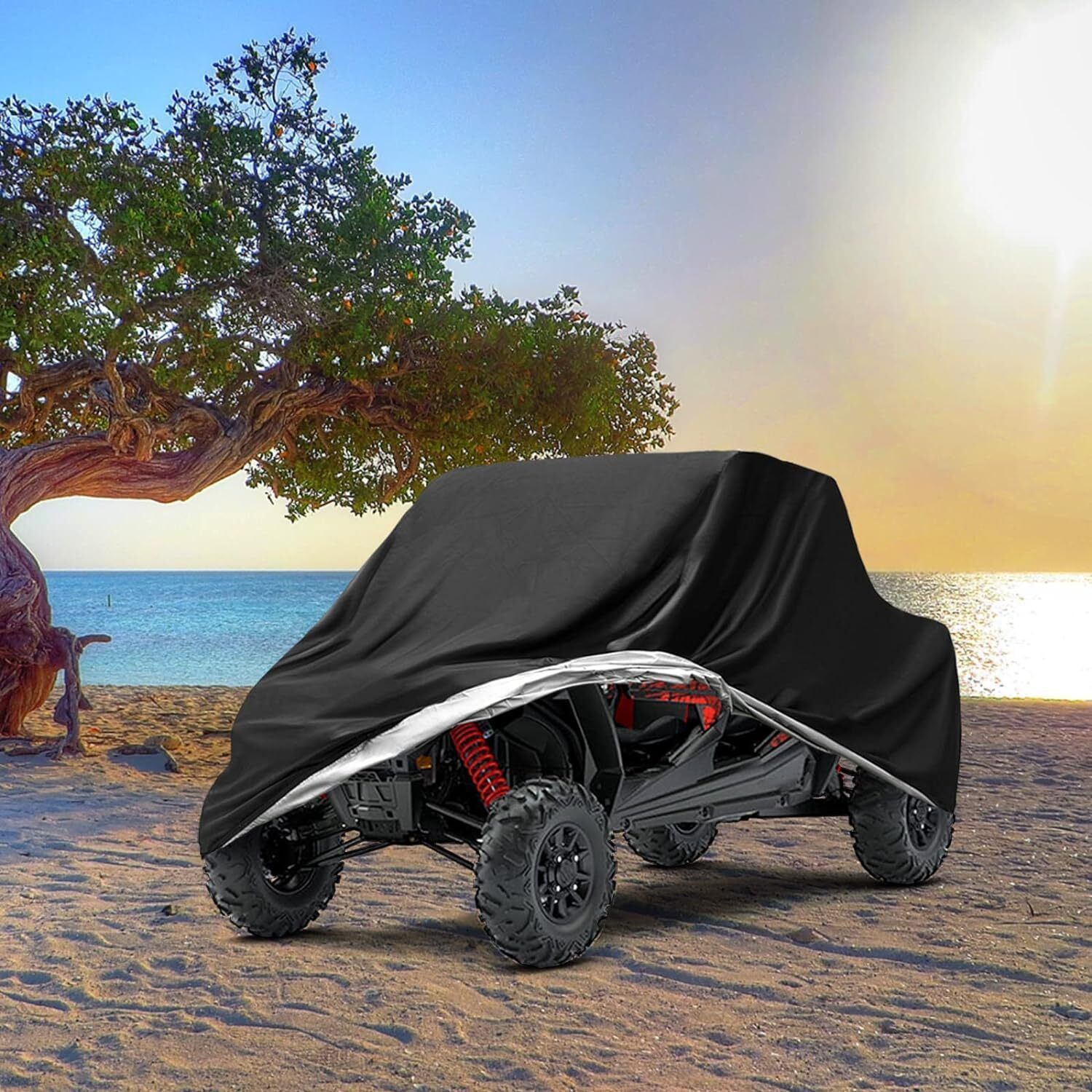 NEVERLAND UTV Covers, Side by Side Cover Waterproof 300D Heavy Duty Outdoor