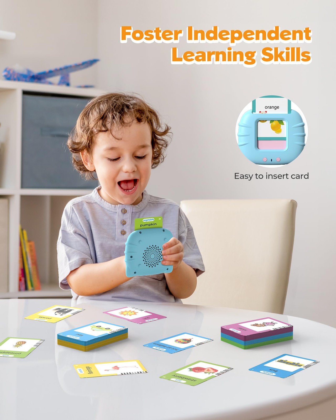 510 Words, Talking Flash Cards for Toddler 1 2 3 4 Year Olds, Language Learni…