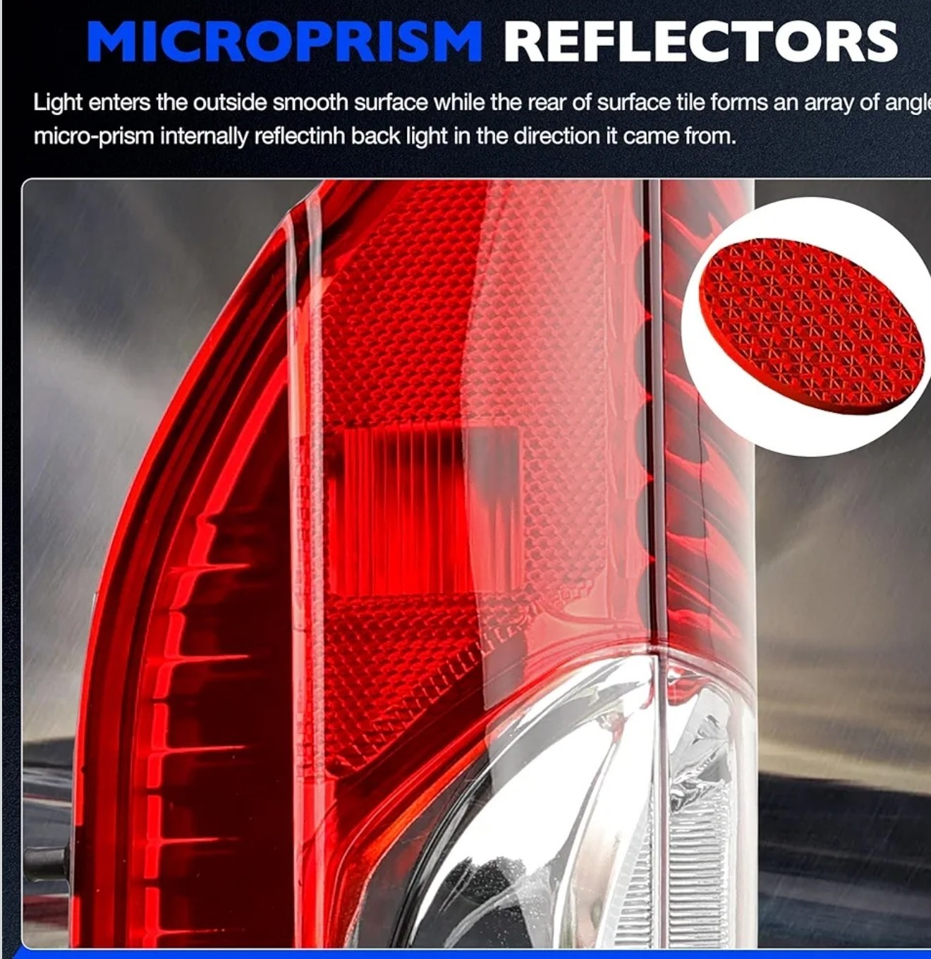 Misakomo Tail Light Rear Left Driver LH for 2010-2022 Ram Promaster 1500 2500