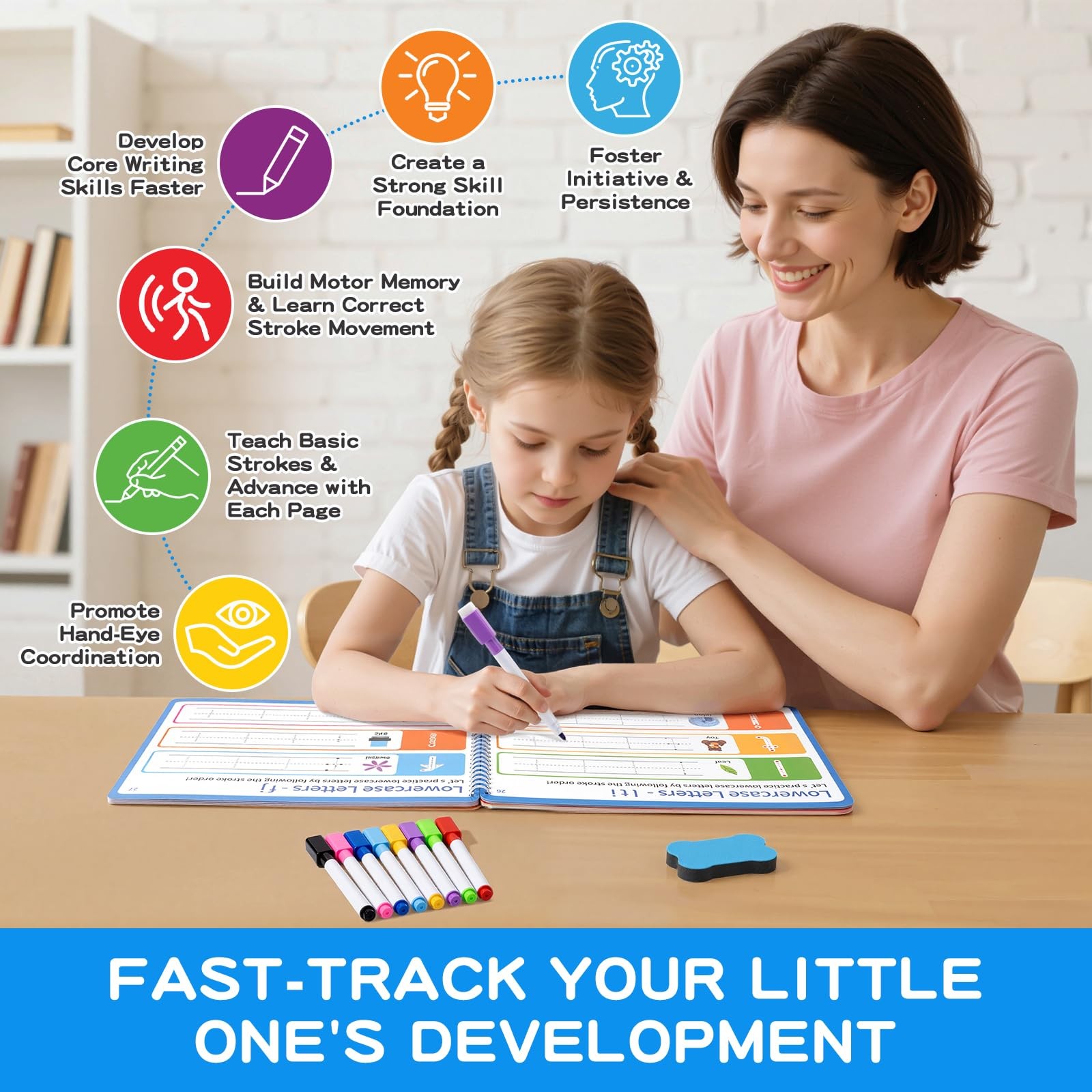 YySiRui Preschool Learning Activities, Tracing Books for Kids Ages 3+, Toddle…