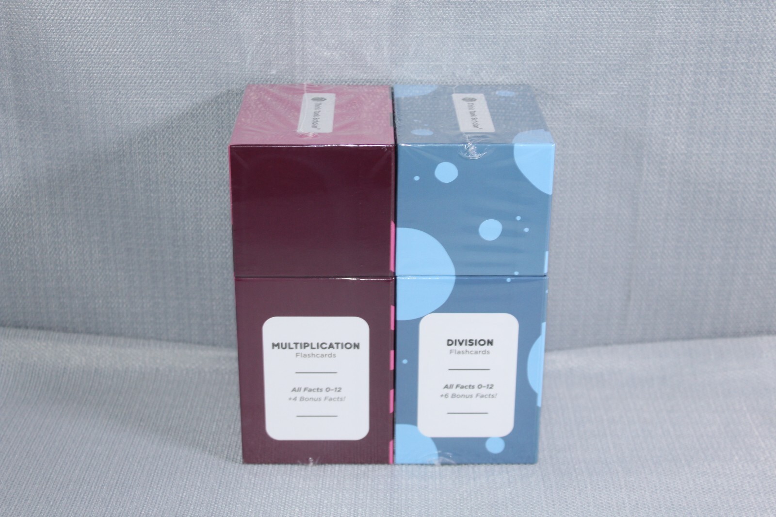 Bundle Think Tank Scholar Multiplication / Division Flash Cards 335 Cards