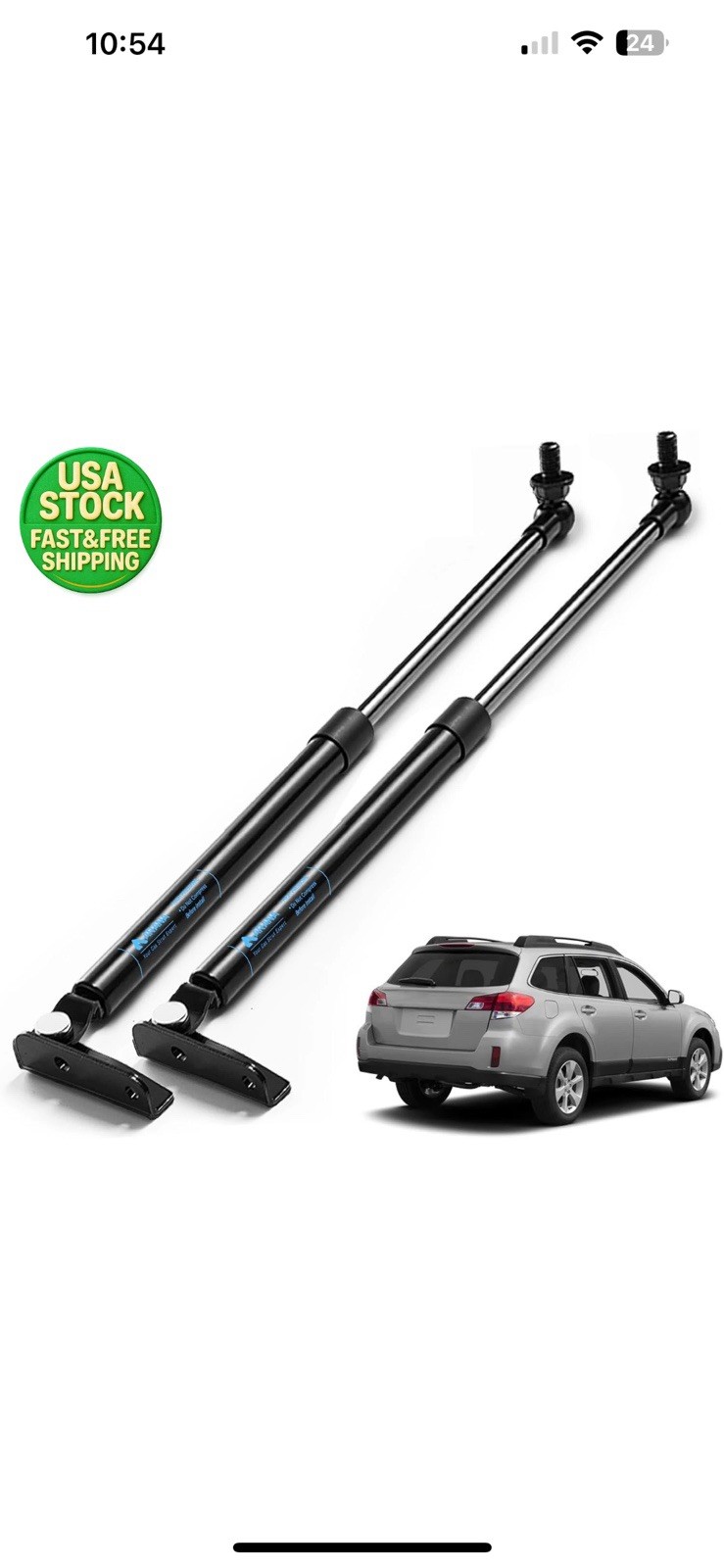 Rear Hatch Trunk Struts for 2010-2014 Subaru Legacy Outback Lift Supports 2pcs