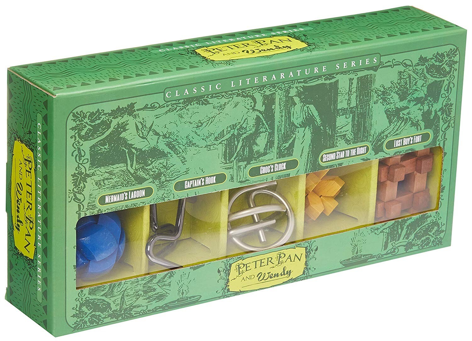 Project Genius Peter Pan and Wendy Brain Teaser Assorted Puzzles 06491