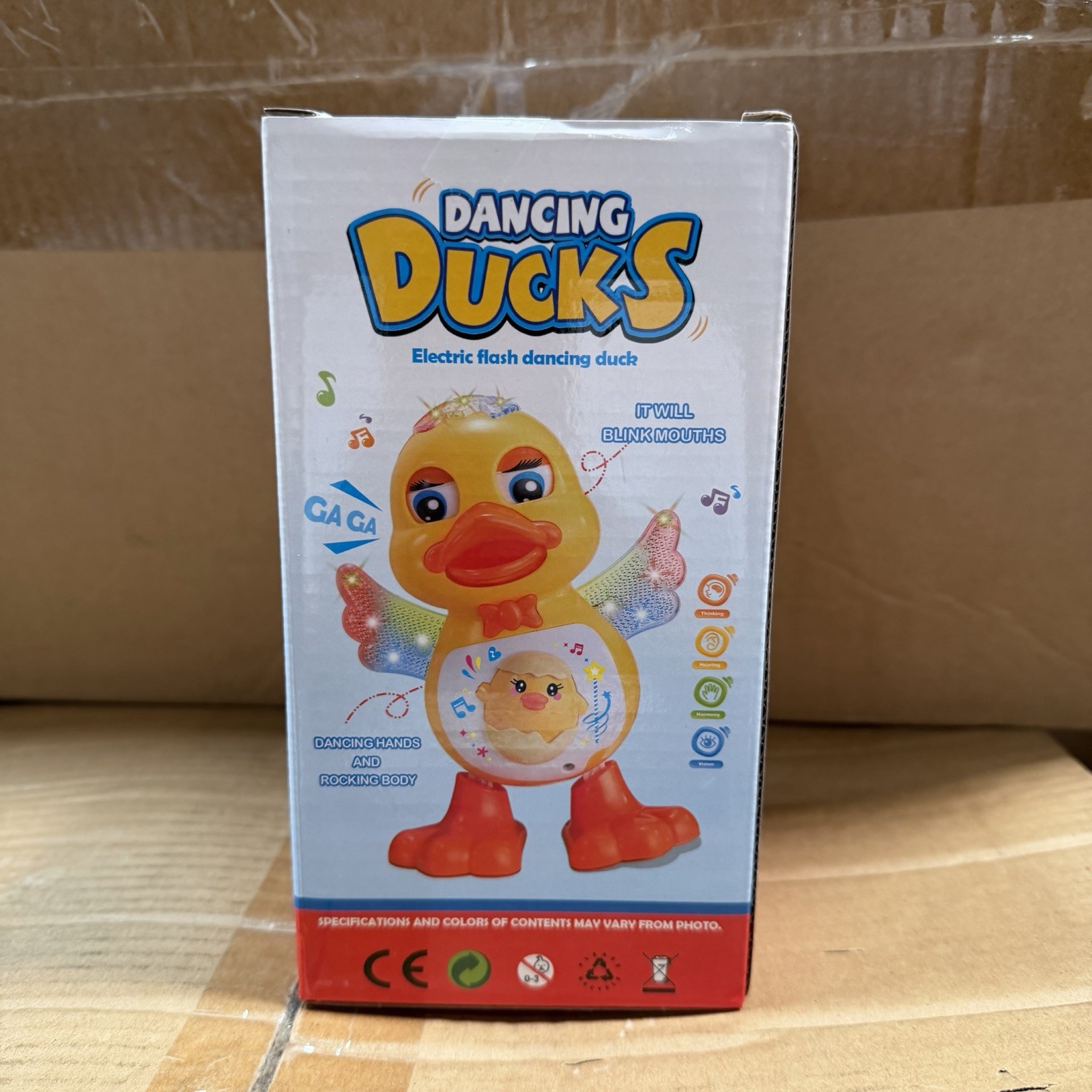 Dancing Duck Toy Electric Flash Lights Music Swaying GD70-1