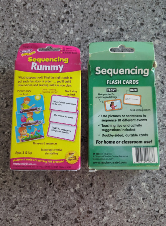 Sequencing Learning Cards