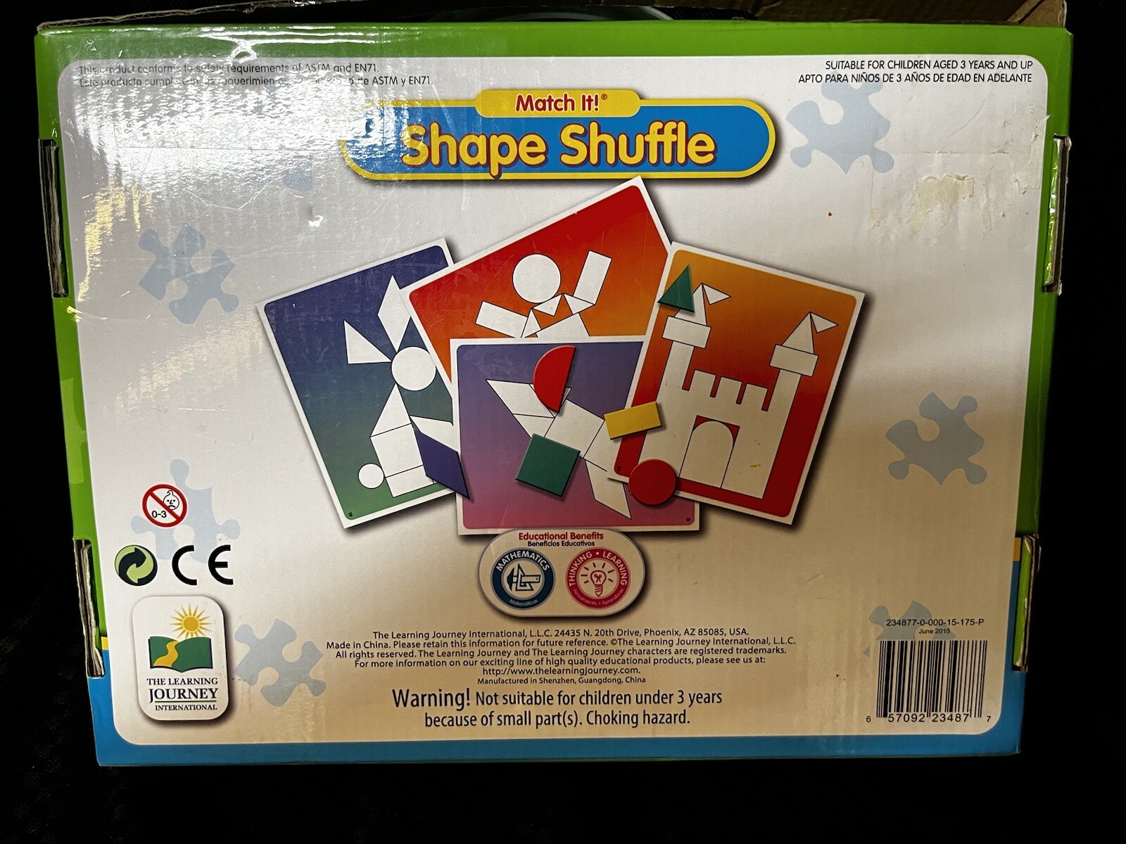 Learning Journey Educational Pictures/Shape Color Matching