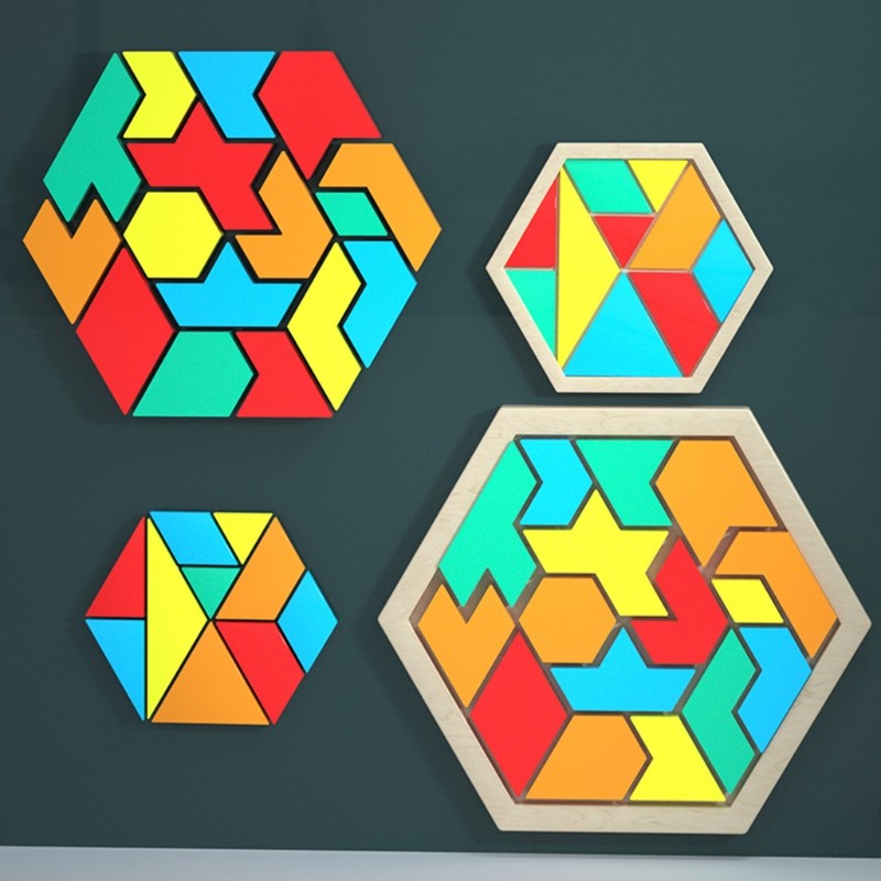 Simulated 3D Educational Puzzle Mold Suitable for Children Aged 3 and Above