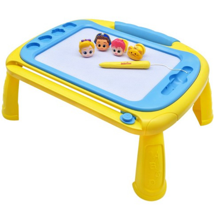 Pinkfong BebeFinn Transform Drawing Table 3 Stages Erasable Stamps Kid Toy