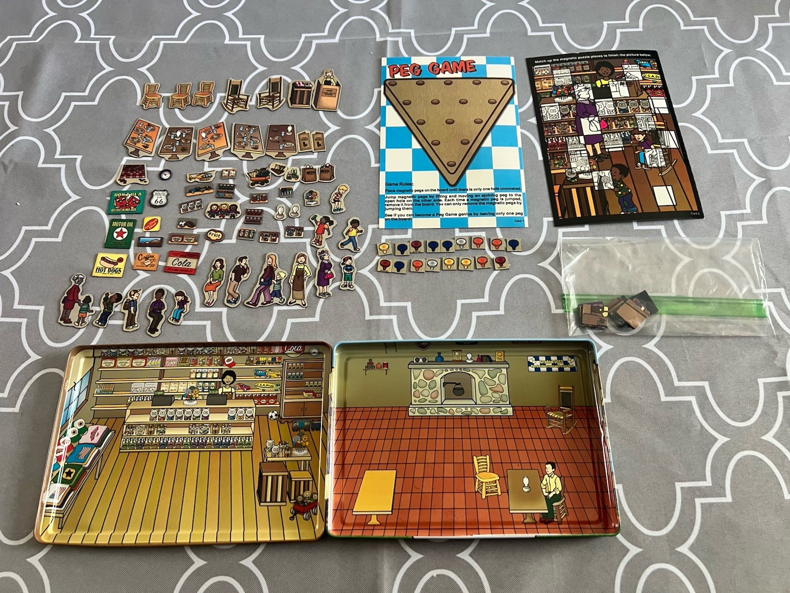 Cracker Barrel Old Country Store Magnetic Travel Play Set