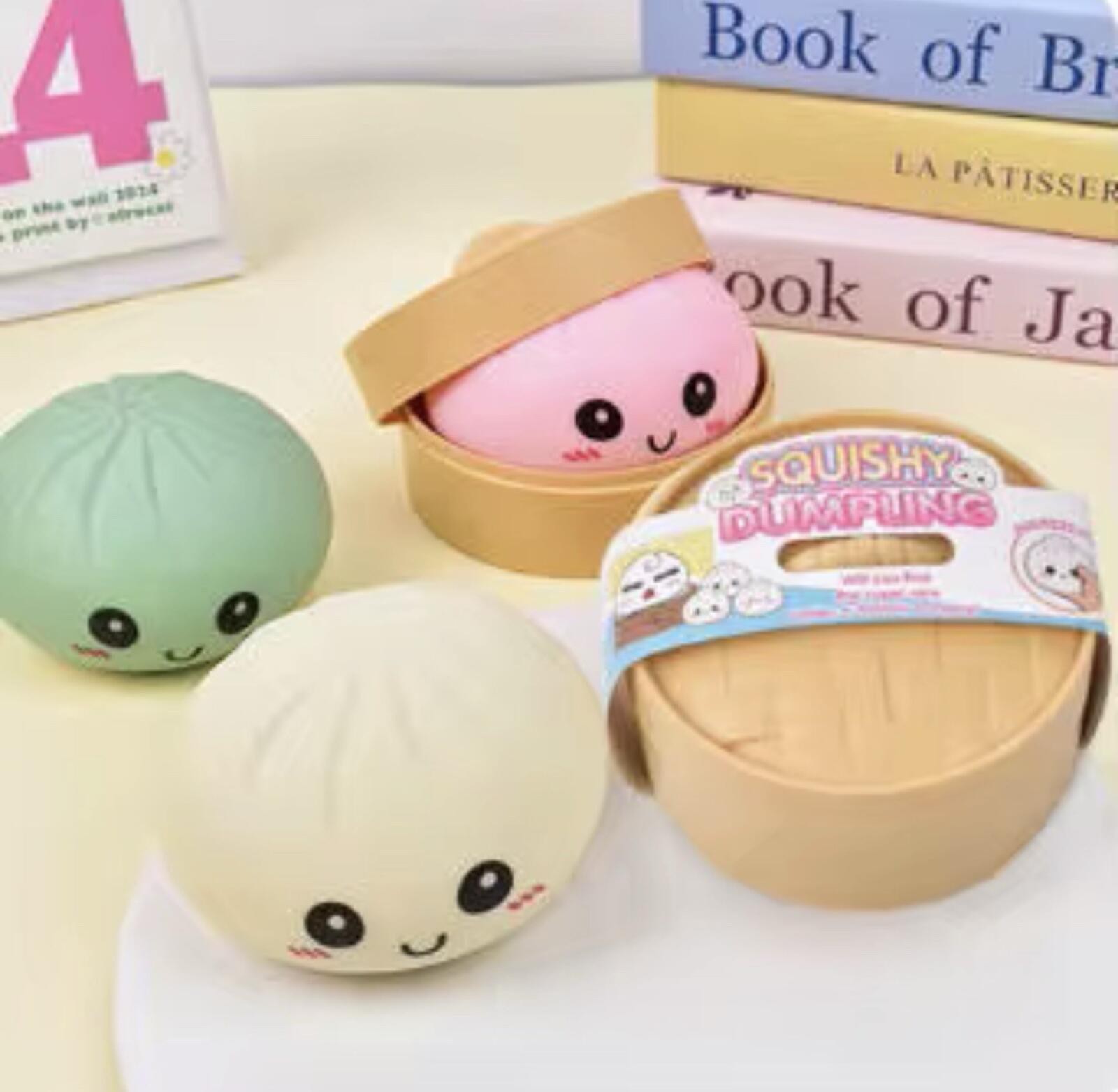 Lot of 6 Squishy Dumpling Sensory Fidget Toy Blind Box Cute Squeeze StressRelief