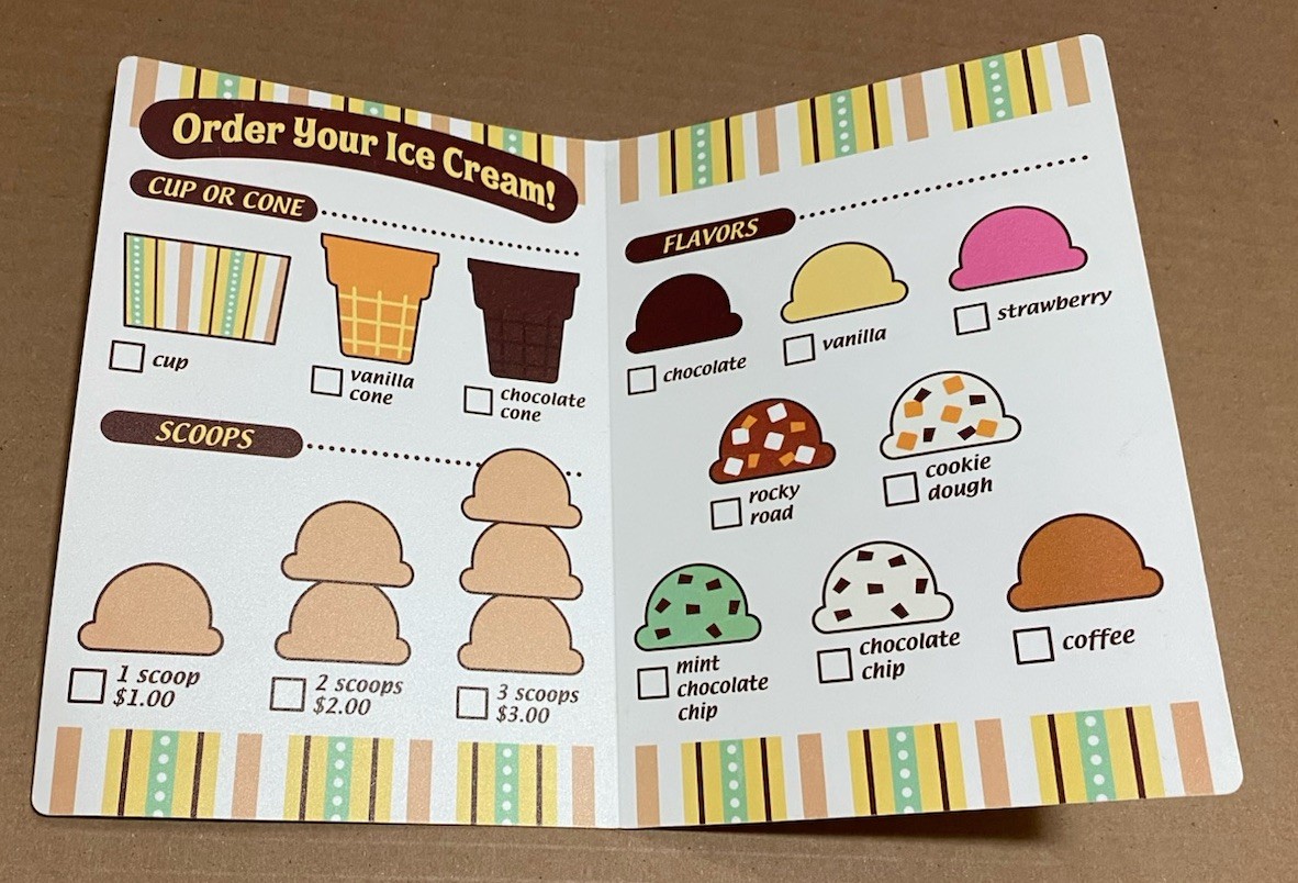 YOUR CHOICE Replacement Pieces Melissa & Doug Scoop and Serve Ice Cream Counter