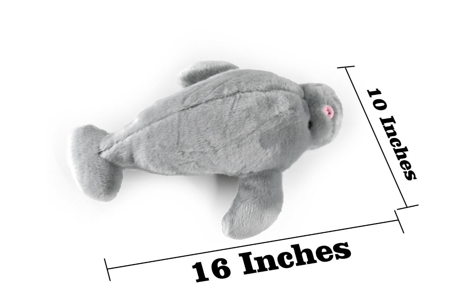 Manatee, Realistic Stuffed Soft Toy Kids Gift Very Nice Plush Animal 16″ CWG78