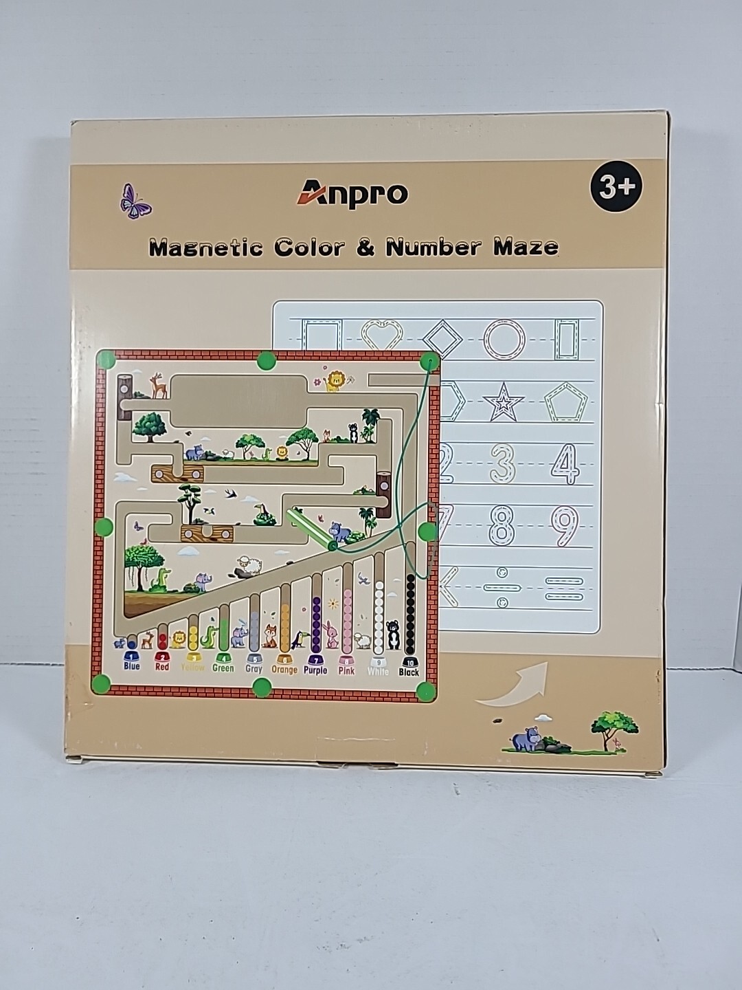 Anpro Magnetic Color and Number MazeYS0101