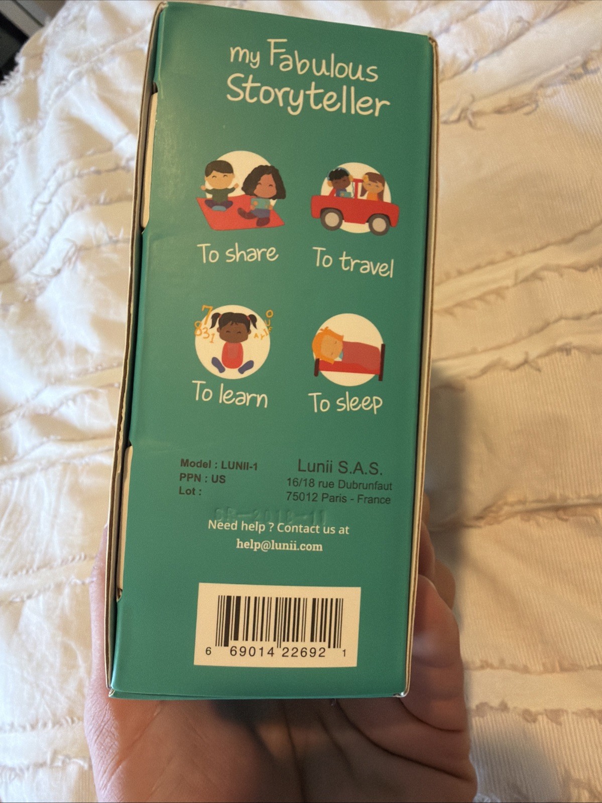 NEW Lunii My Fabulous Storyteller Screen-Free Educational Toy SEALED