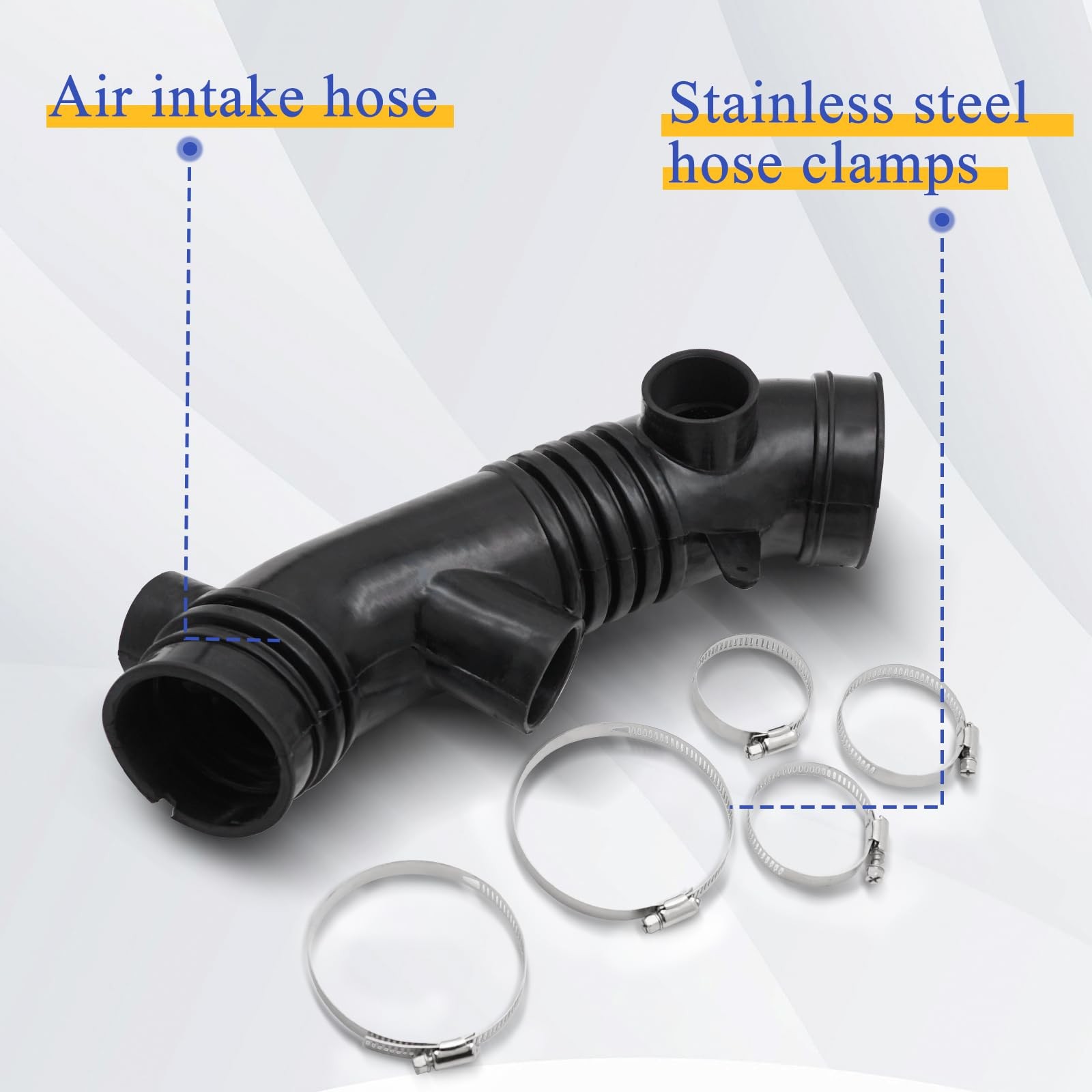 17881-62170 Air Cleaner Intake Hose Tube For 2001-2004 Toyota Tacoma
