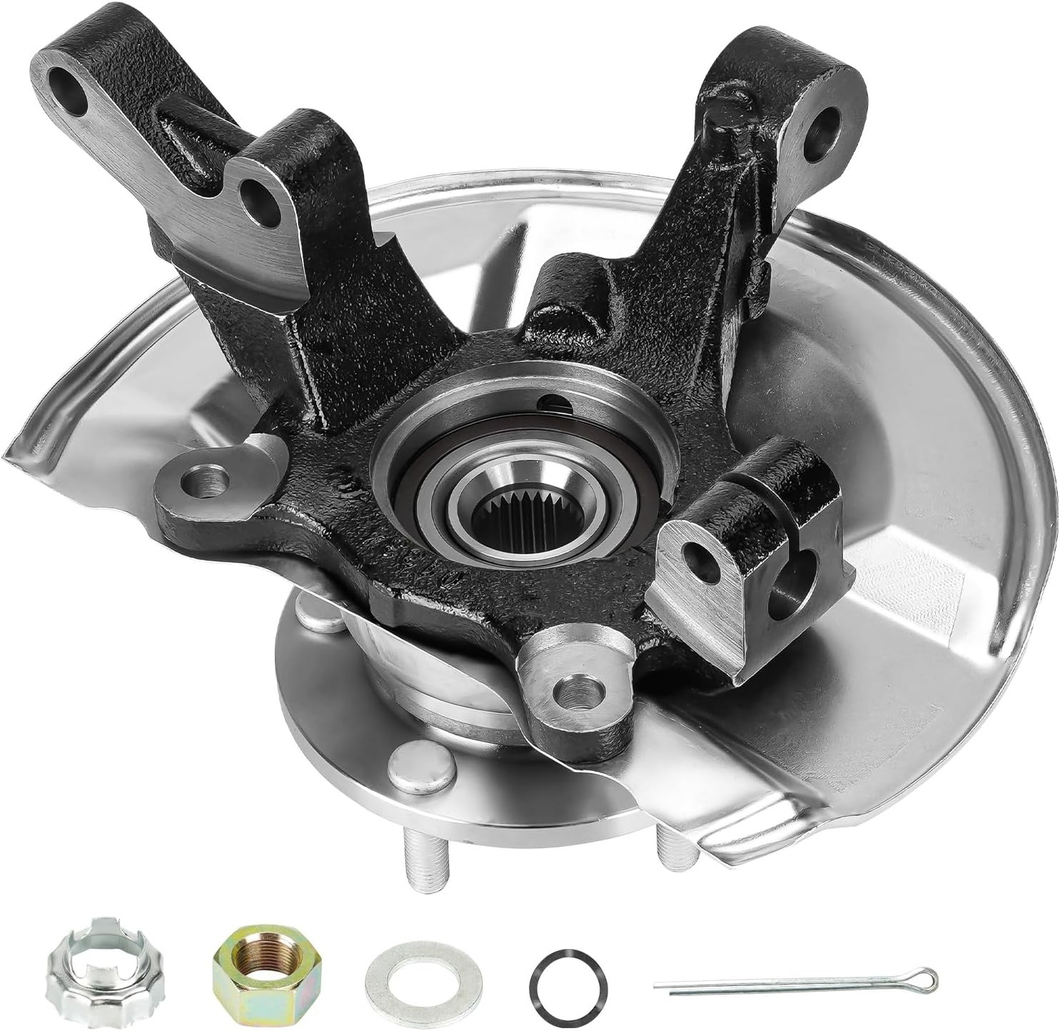 Front Passenger Side Loaded Steering Knuckle & Wheel Front Right Passenger Side