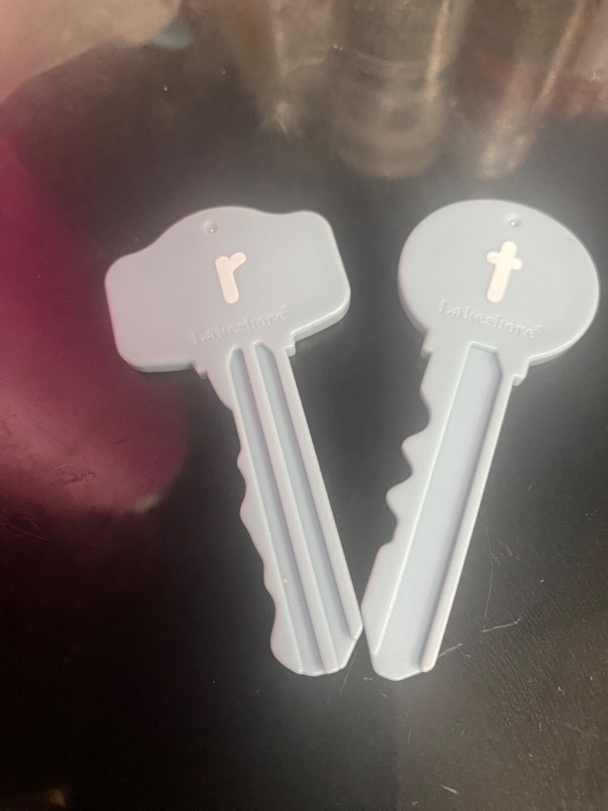 Lakeshore Alphabet Learning Locks Replacement Key Only R & T