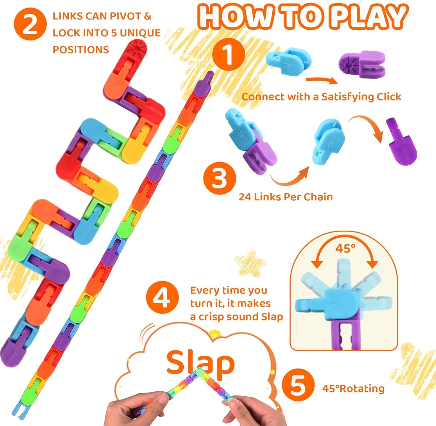 30-pack of fun track finger toys for kids: Interactive sensory puzzles,