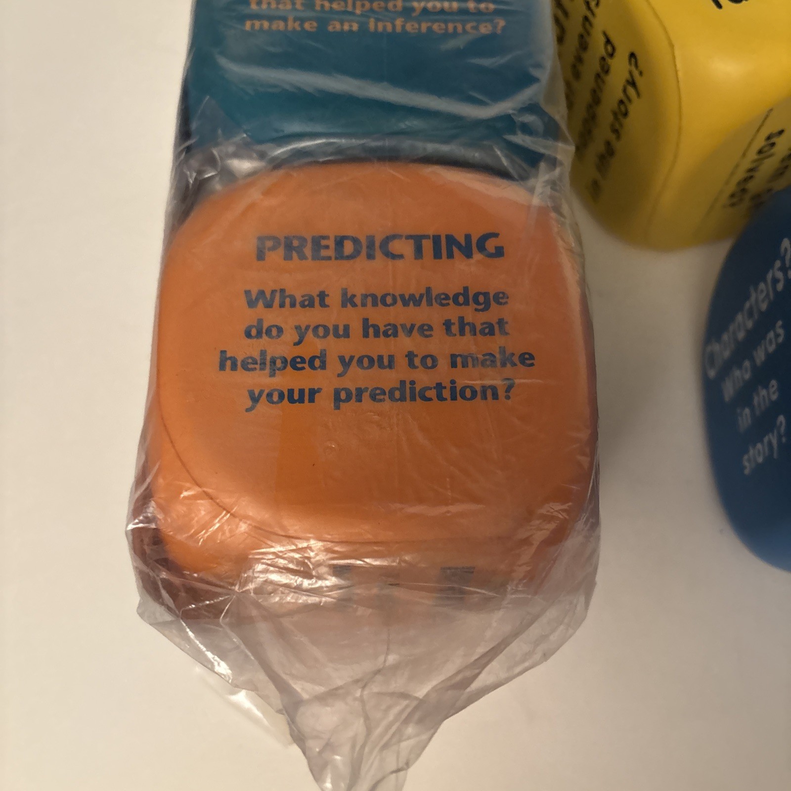 2006 Really Good Stuff Comprehension Strategies Dice Set Of 4 PREOWNED