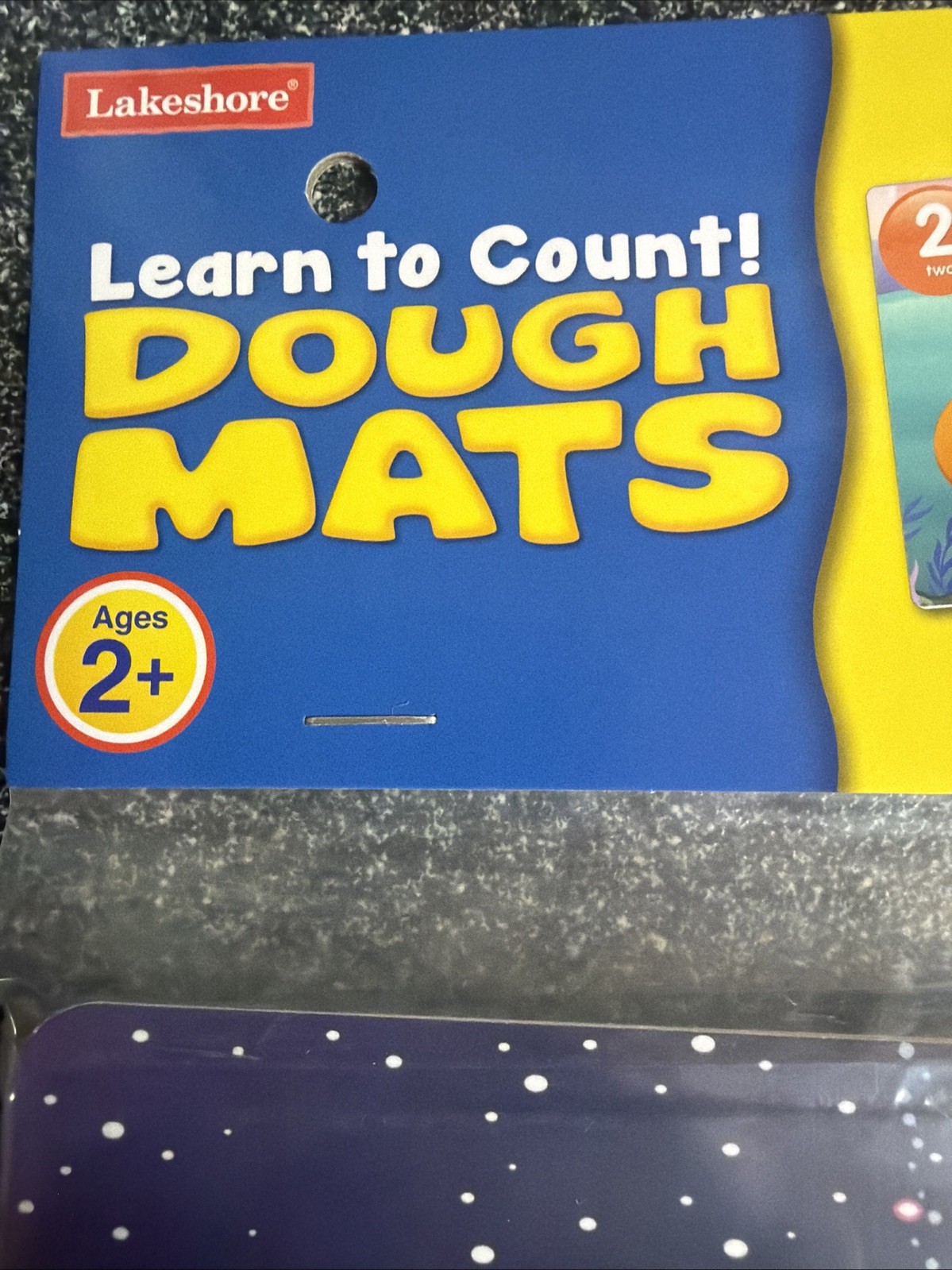 Lakeshore Kids Learn to Count Dough Mats Ages 2+ Brand New Sealed