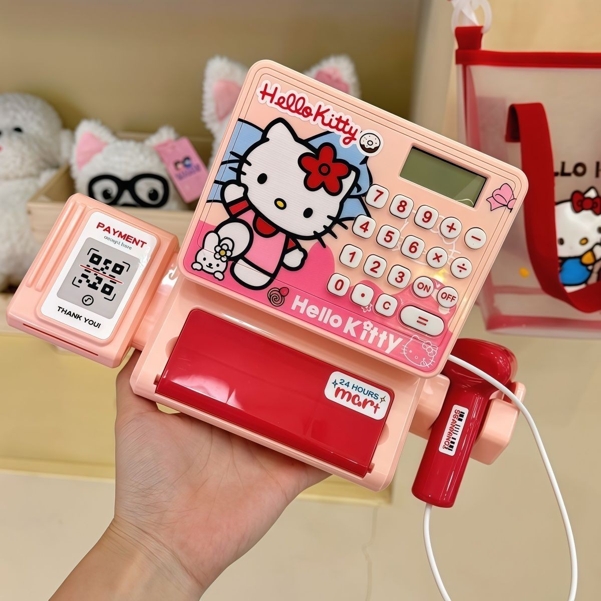 Hello Kitty Coin Counter Change Money Cash Counting Machine Bank Kids Toy sound