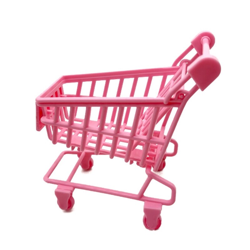 Desk Decoration Baking Accessories Miniature Shopping Cart Interactive Playset