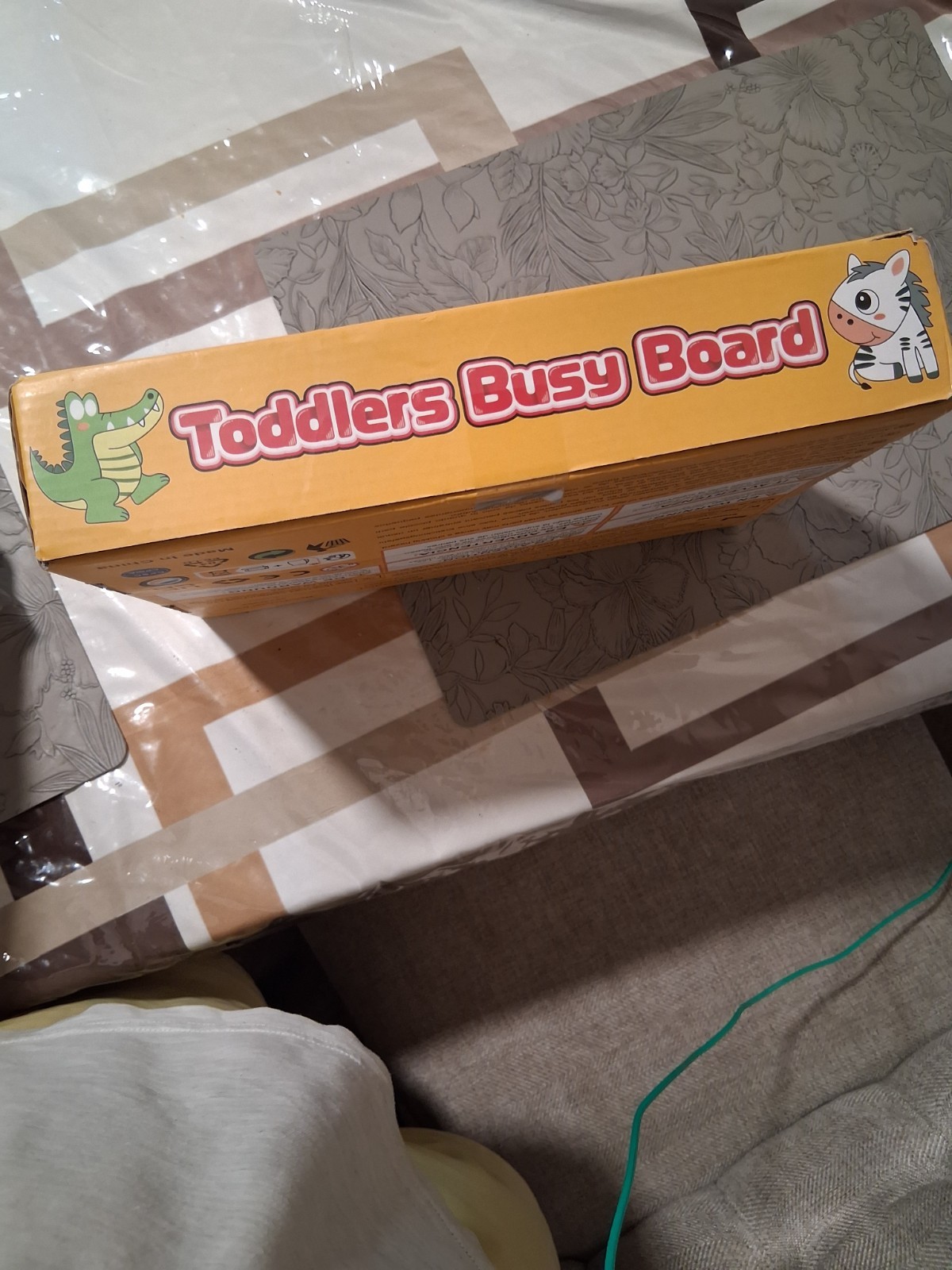 Toddler Busy Board Educational Activity Toy, Multicolor, Ages 3+, BD23P10M001