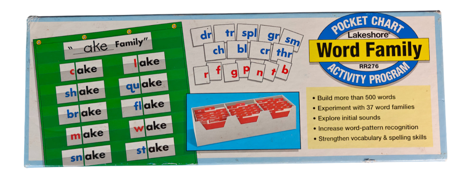 Lakeshore Word Family Initial Sounds Pattern Recognition Vocab Homeschool Teach