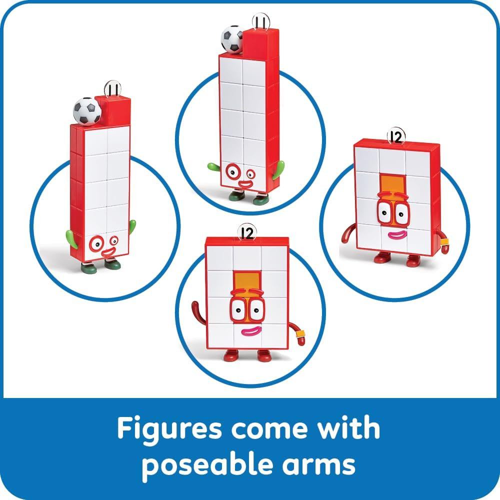 Numberblocks Friends Eleven and Twelve Figures Numbers for Toddlers Math Toys…