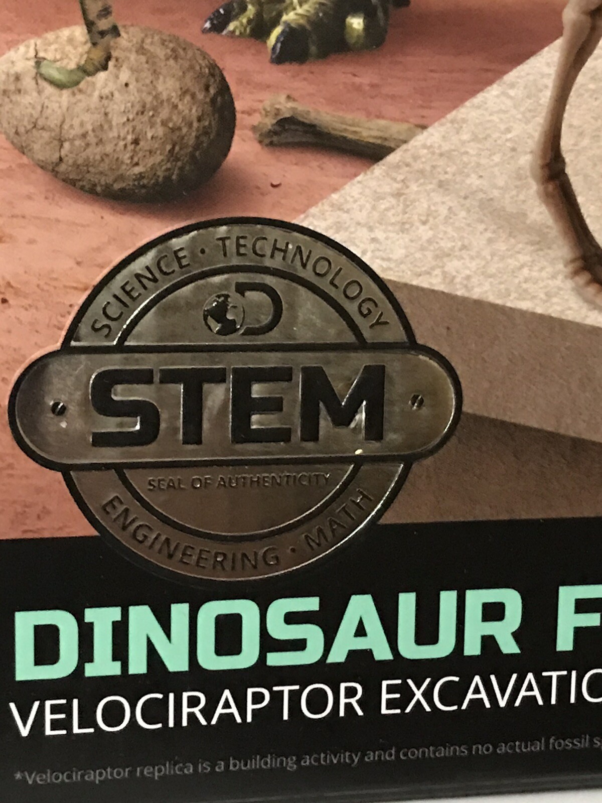 Velociraptor Interactive Dinosaur Fossil Excavation Dig Kit Discovery Mindblown