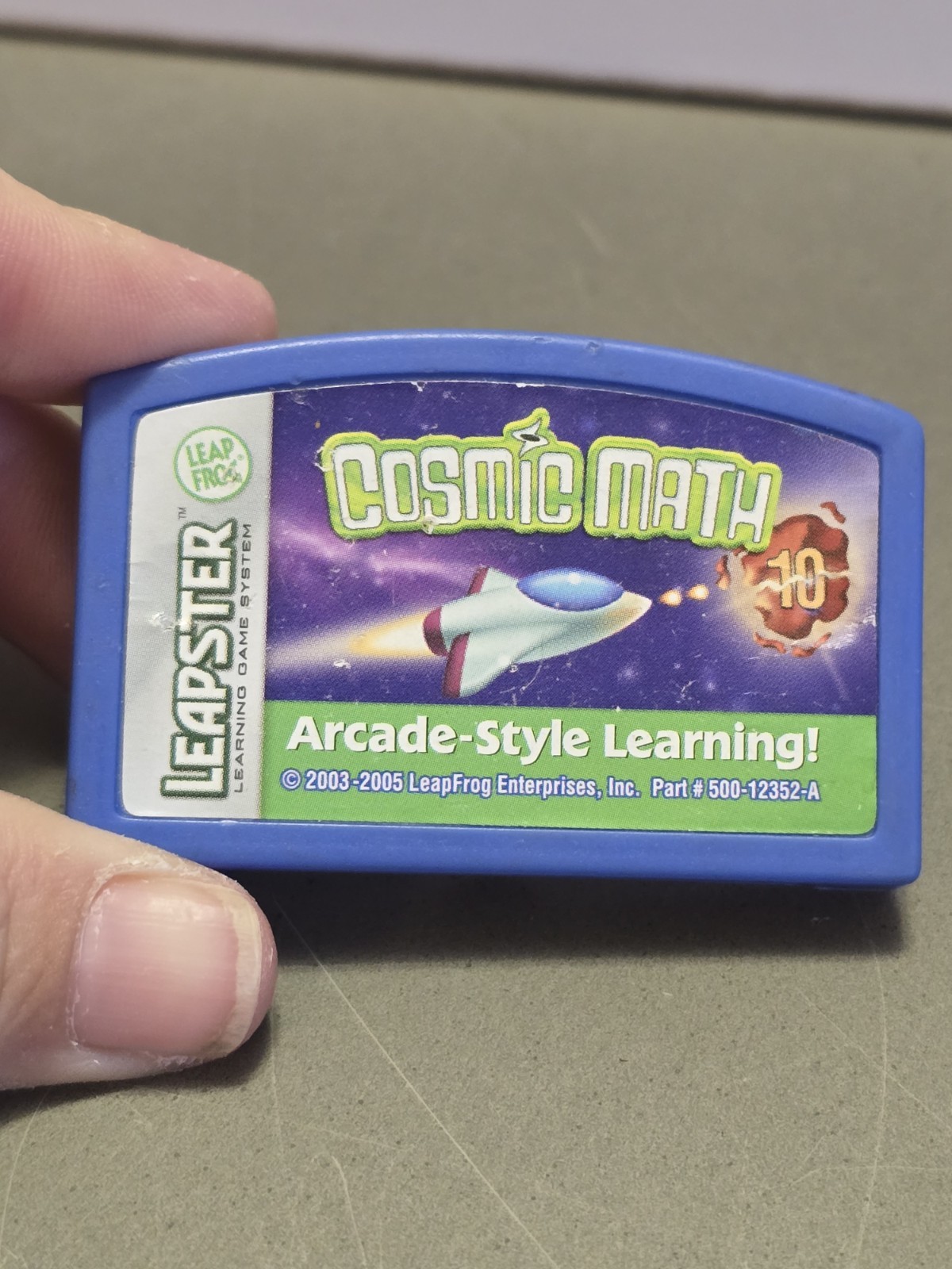 Vintage 2005 Leapfrog Leapster Cosmic Math Learning Game 1st – 4th Grade
