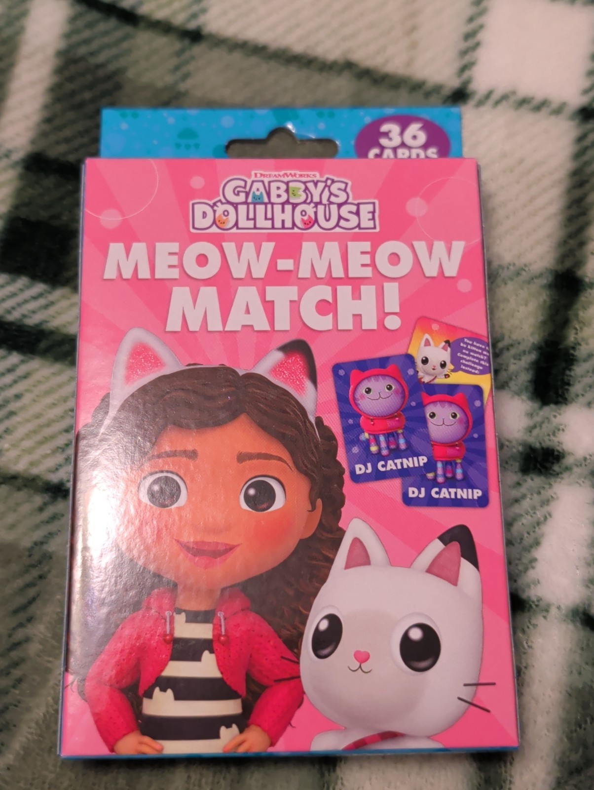 Gabby’s Dollhouse Meow-Meow Match Card Game Pack With 36 Cards New In Box