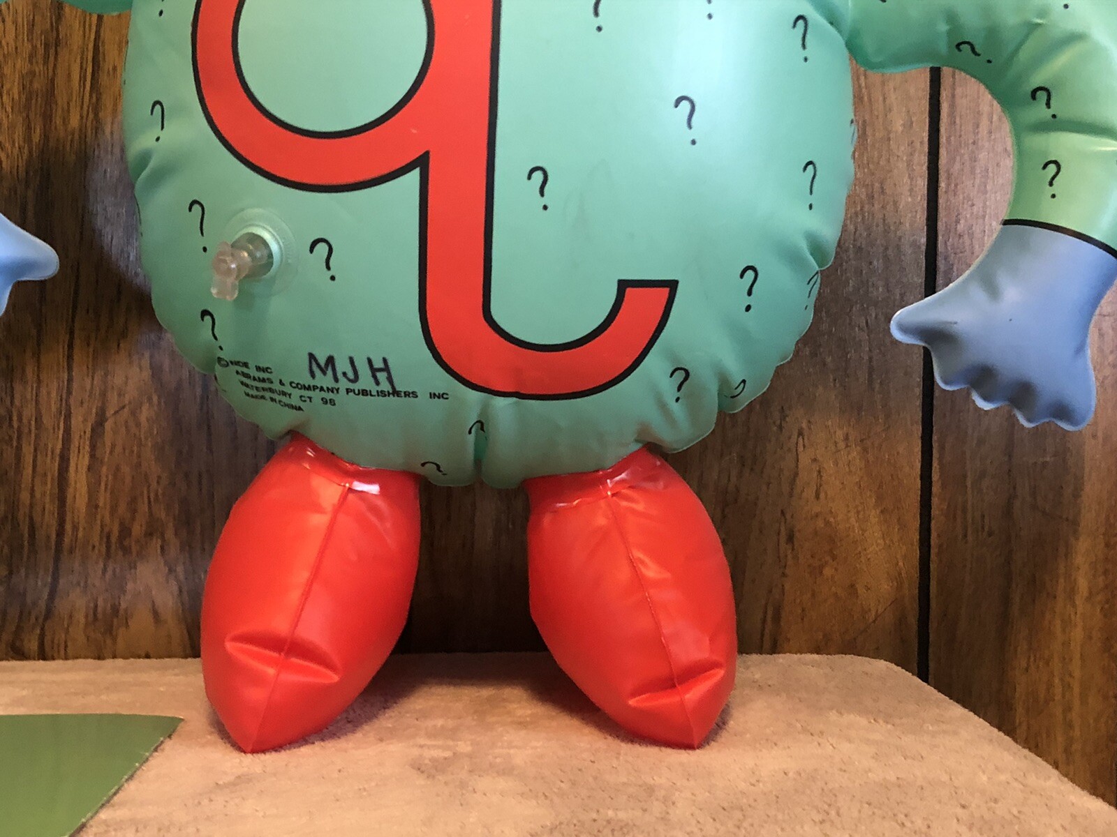The Letter People 20 inch Inflatable Letter Q W/Book
