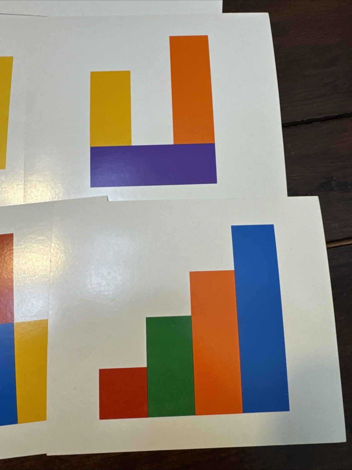 DLM Design Cards for Colored Inch Cubes p.111 cards 1-32 Developmental Learning