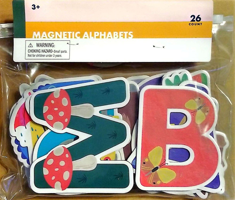 26 Uppercase Alphabet Magnetic Letters For Toddlers and Kids Preschool Learning
