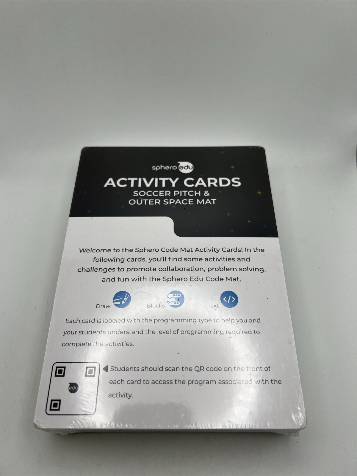 Sphero Edu Activity Cards for Soccer Pitch & Outer Space Mat READ!!!