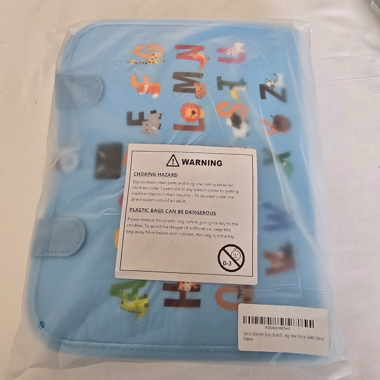Dessa Lifestyle Busy Board Learning Motor Skills Dinosaur Blue 3+ New
