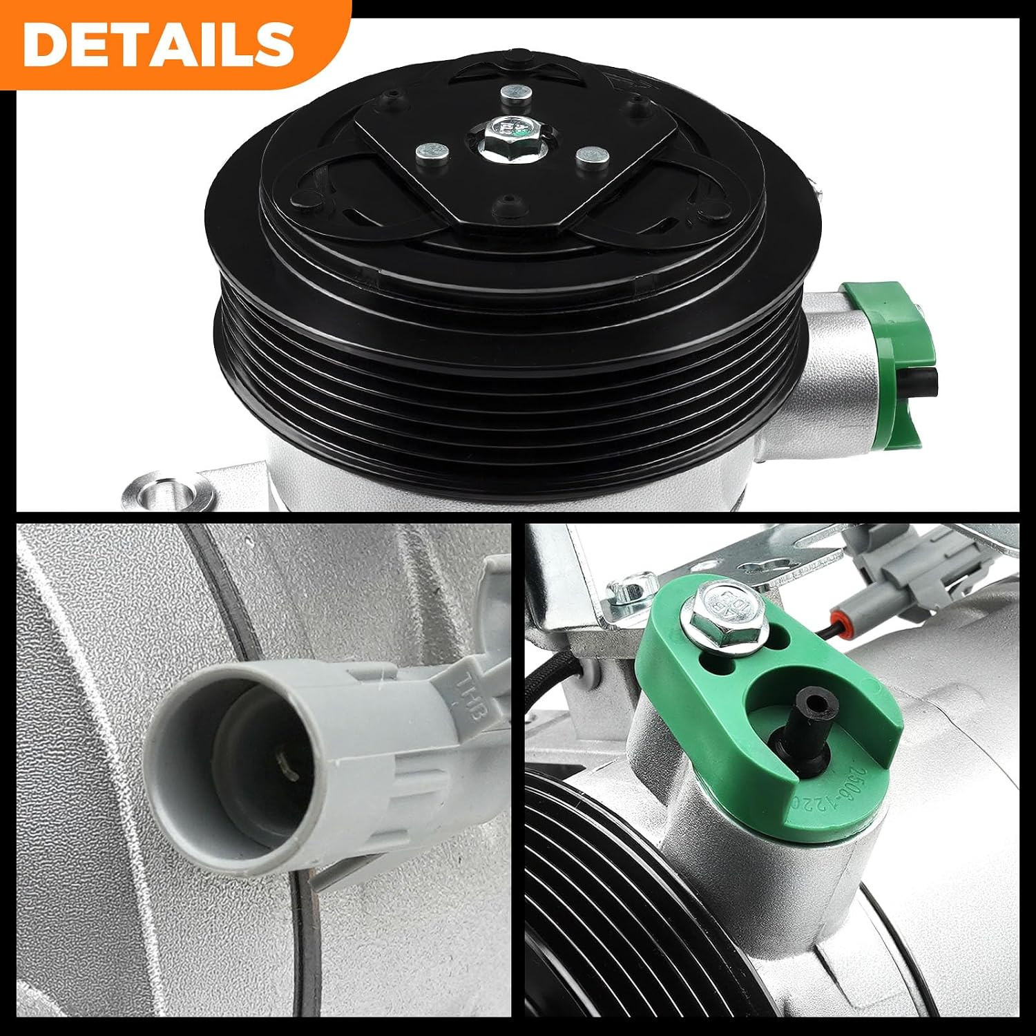 AC Compressor Compatible with Subaru Crosstrek 2016-2017 2.0L,Forester 2014-2018