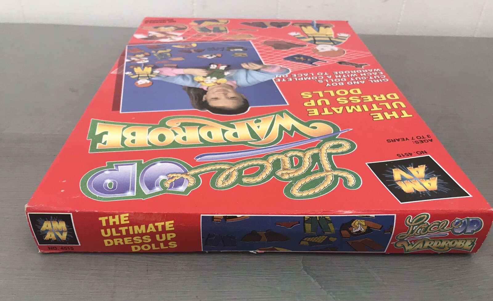 Lace Up Wardrobe VINTAGE NIB – Ultimate Dress Up Dolls – 1980s AMAV #4515