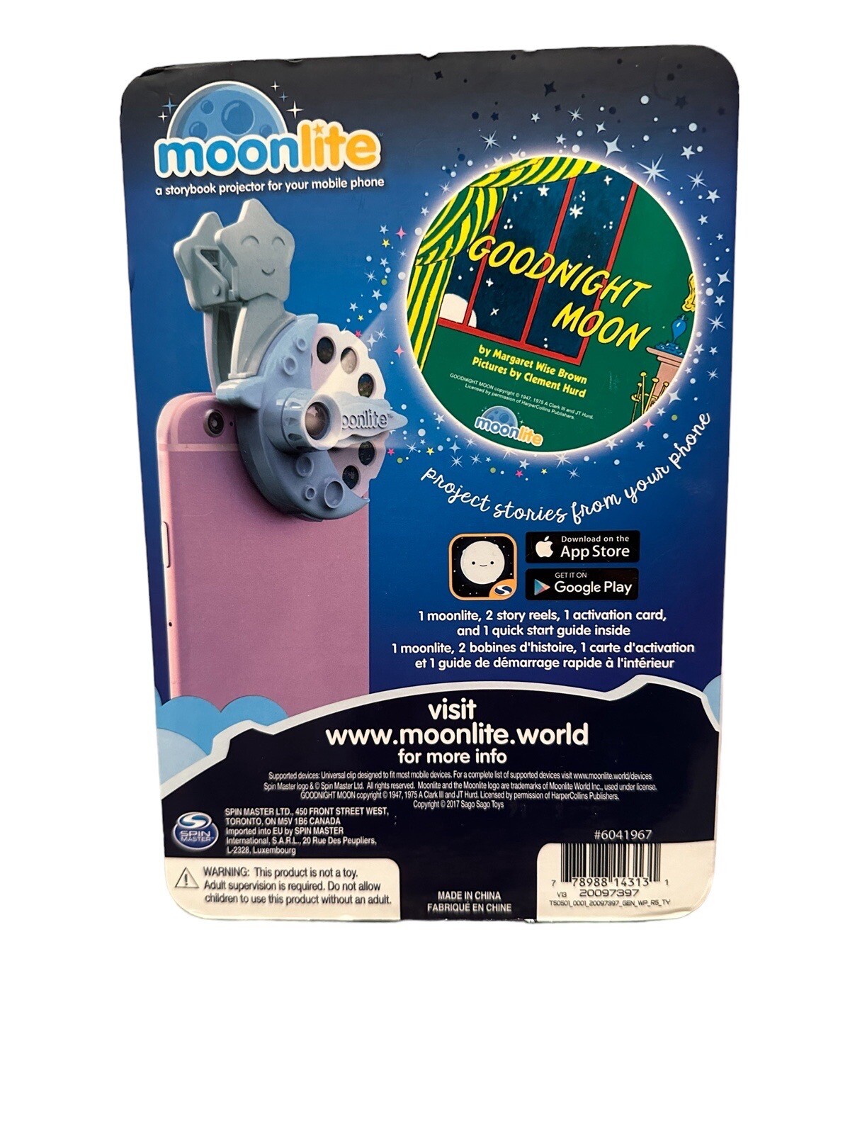 Moonlite Storybook Movie Projector Starter Pack Goodnight Moon & Sago Mini Reels