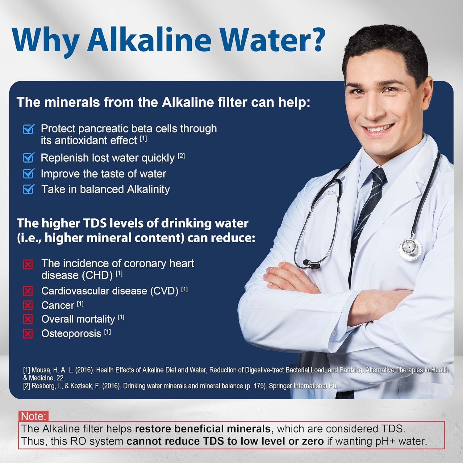 iSpring RCC1UP-AK, 100 GPD 7-Stage Reverse Osmosis Under Sink Water Filtration