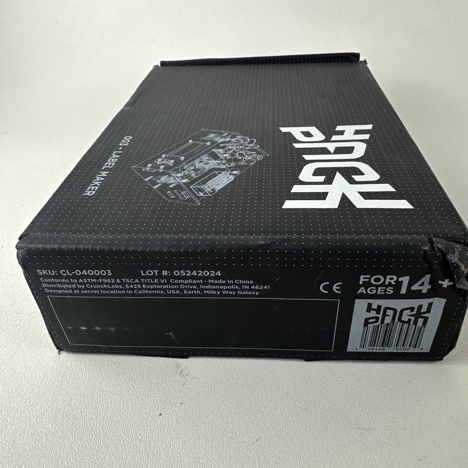 Crunch Labs By Mark Rober Hack Pack Model No. 003 Label Maker