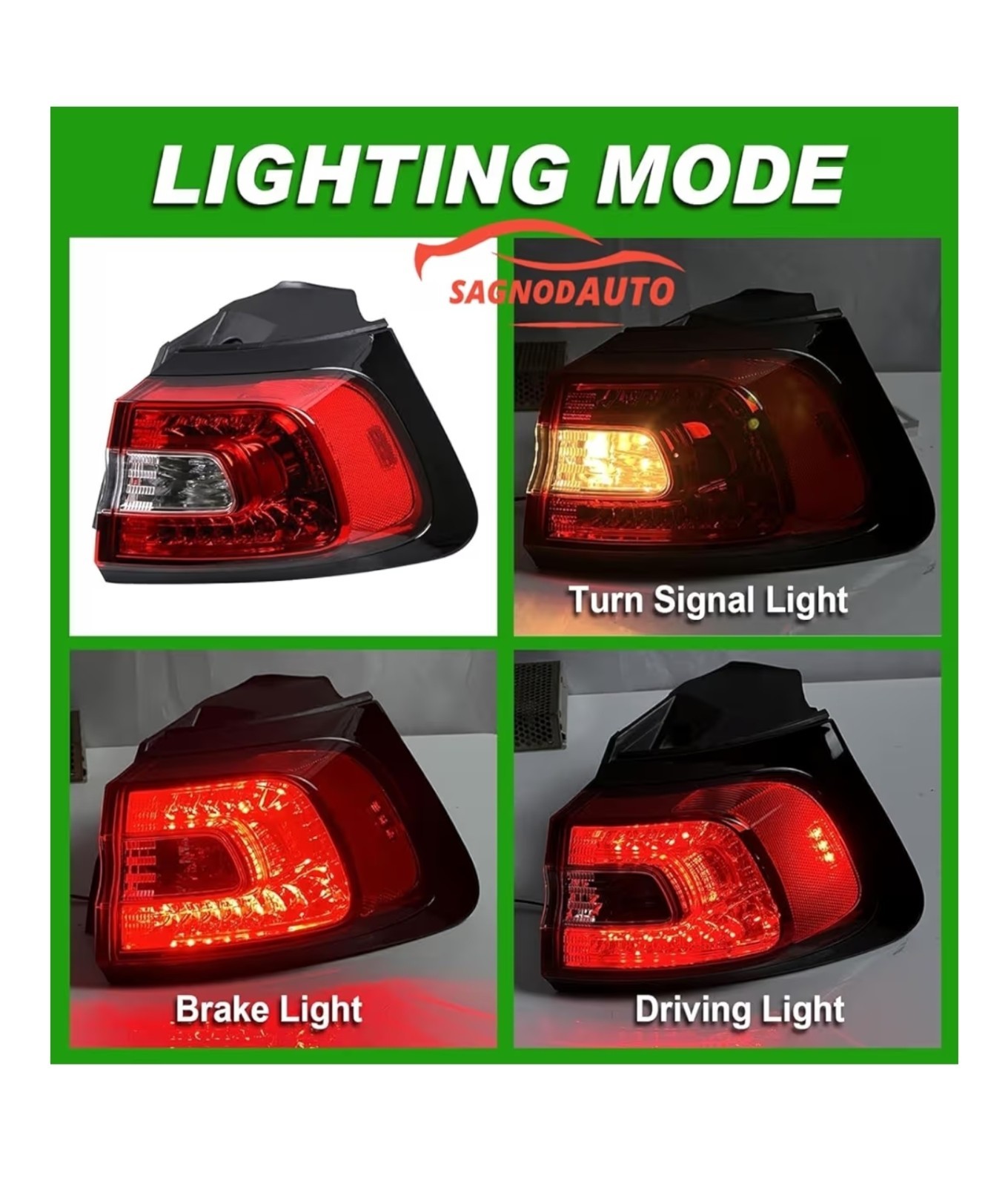 Passenger Side Tail Light Assembly Compatible With 2014-2018 Jeep Cherokee Re…