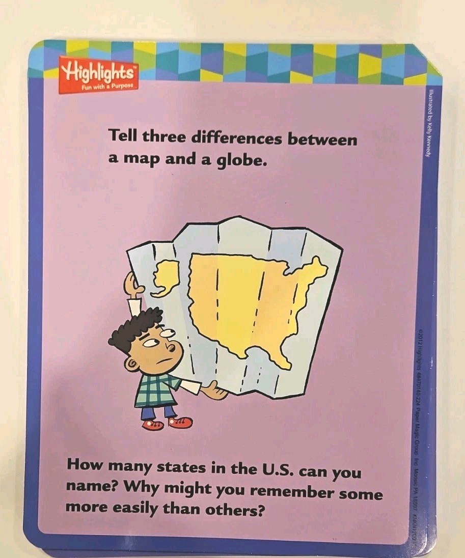 Highlights BRAIN CRUNCHERS Large 8×10 Activity Cards Complete