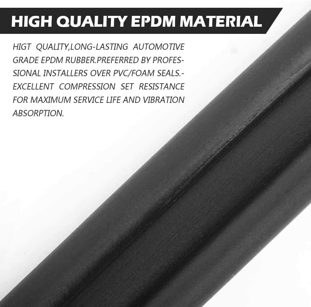 MYFAMIREA 24.5Ft Adhesive Tailgate Seal fits Pickups, Truck, Auto Car, Keep Kit