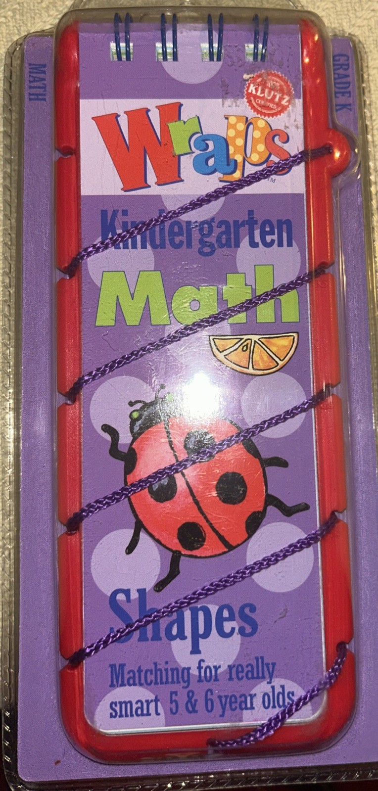 Wraps Kindergarten Math Shapes by Klutz Editors (2002, Hardcover)